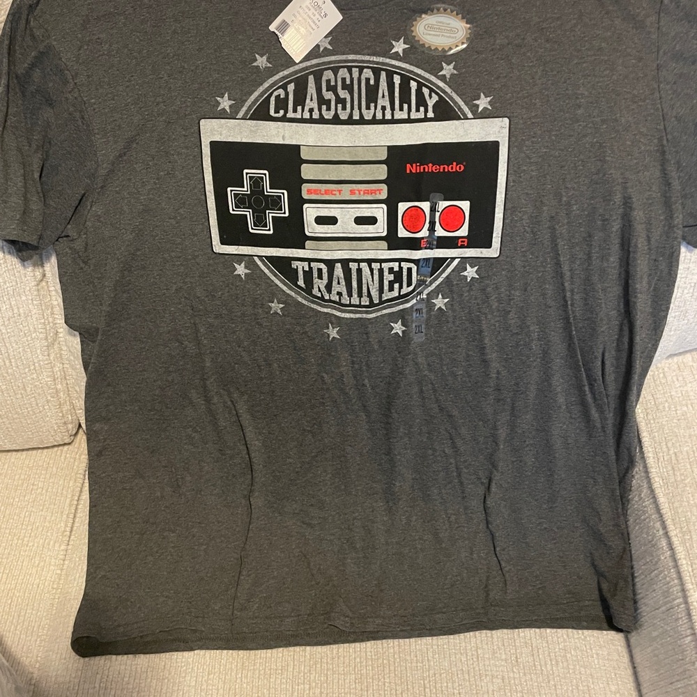 Nintendo Gray Classically Trained T-Shirt